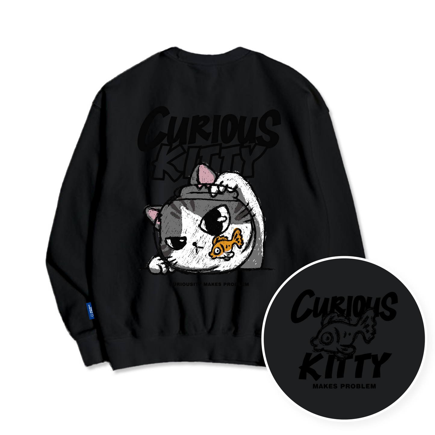 [Pre-Order] TSP - 29 F/W Curious Cat Sweatshirt