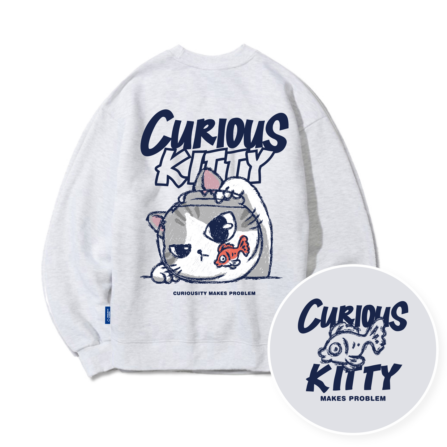 [Pre-Order] TSP - 29 F/W Curious Cat Sweatshirt