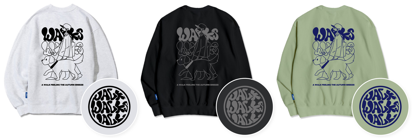 [Pre-Order] TSP - 33 F/W Walking with Dog Sweatshirt