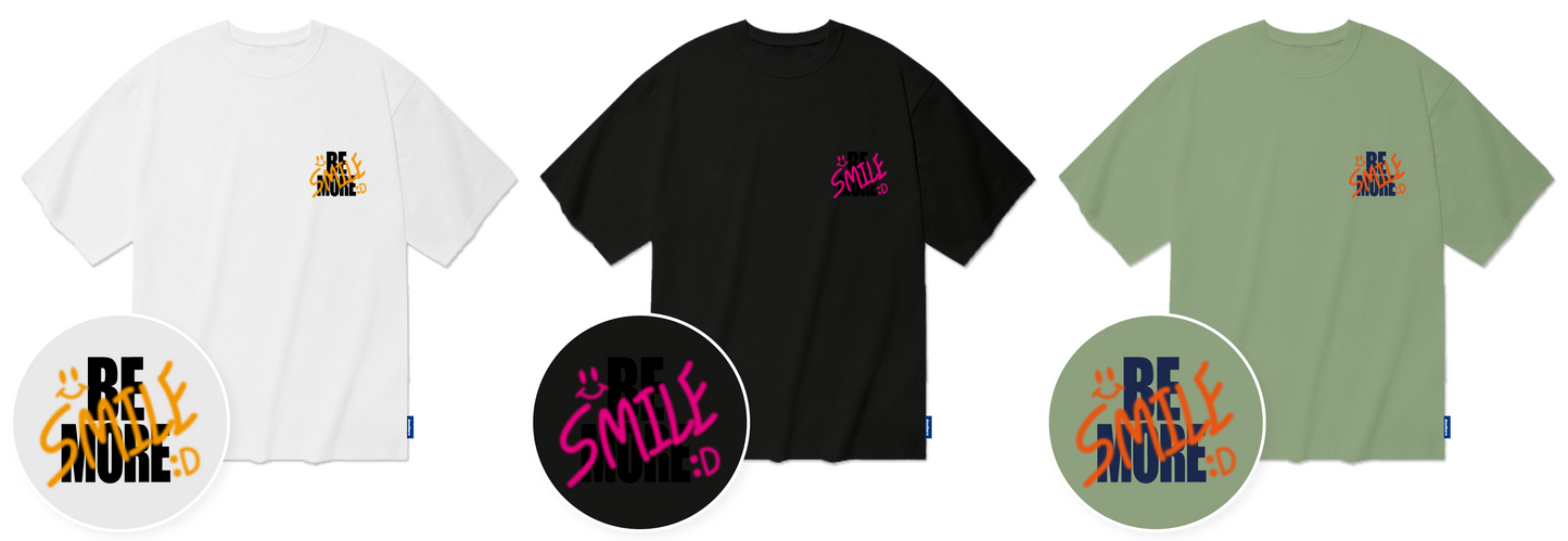 TSP-40 Be More Smile 티셔츠