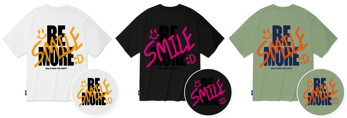 TSP-40 Be More Smile 티셔츠