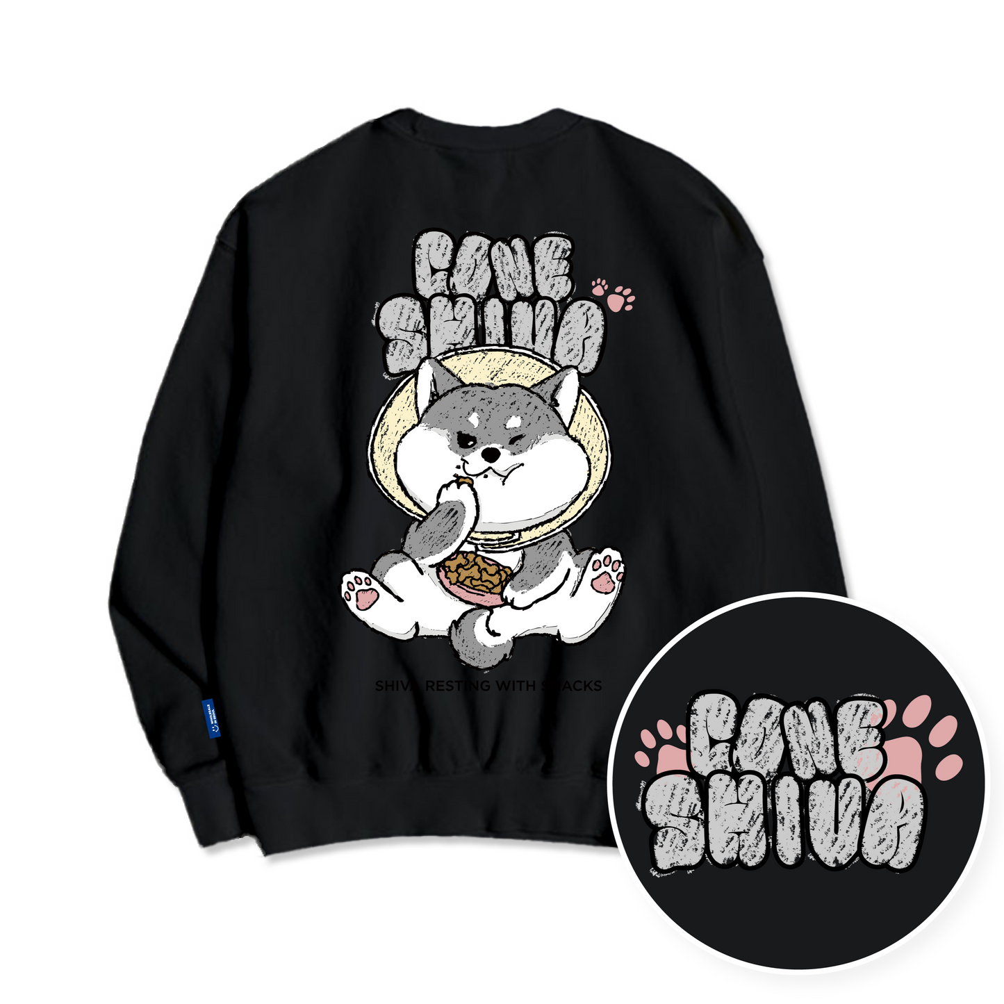 TSP - 52 Snack Eating Shiba Inu Sweatshirt