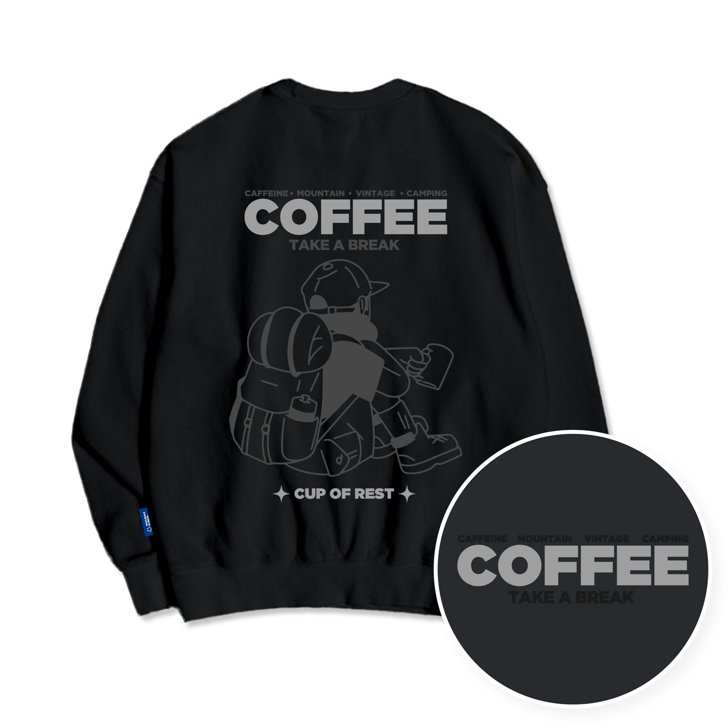 TSP-61 Coffee and Relaxation Fleece Sweatshirt