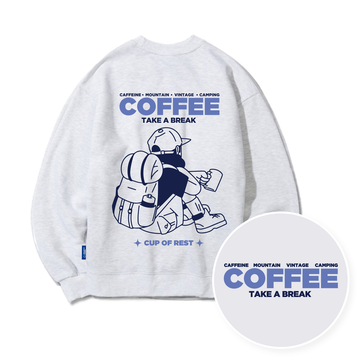 TSP-61 Coffee and Relaxation Fleece Sweatshirt