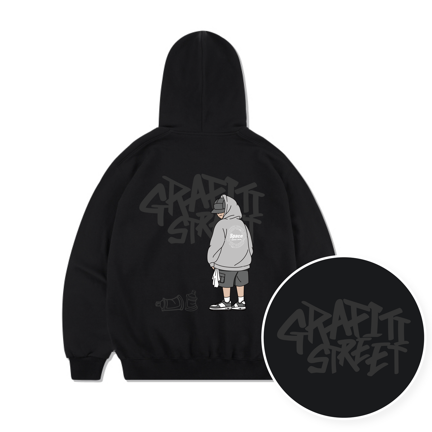 TSP-66 Graffiti Street Fleece-lined Hoodie