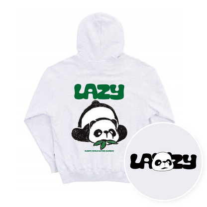 TSP-67 Lazy Panda Fleece-lined Hoodie