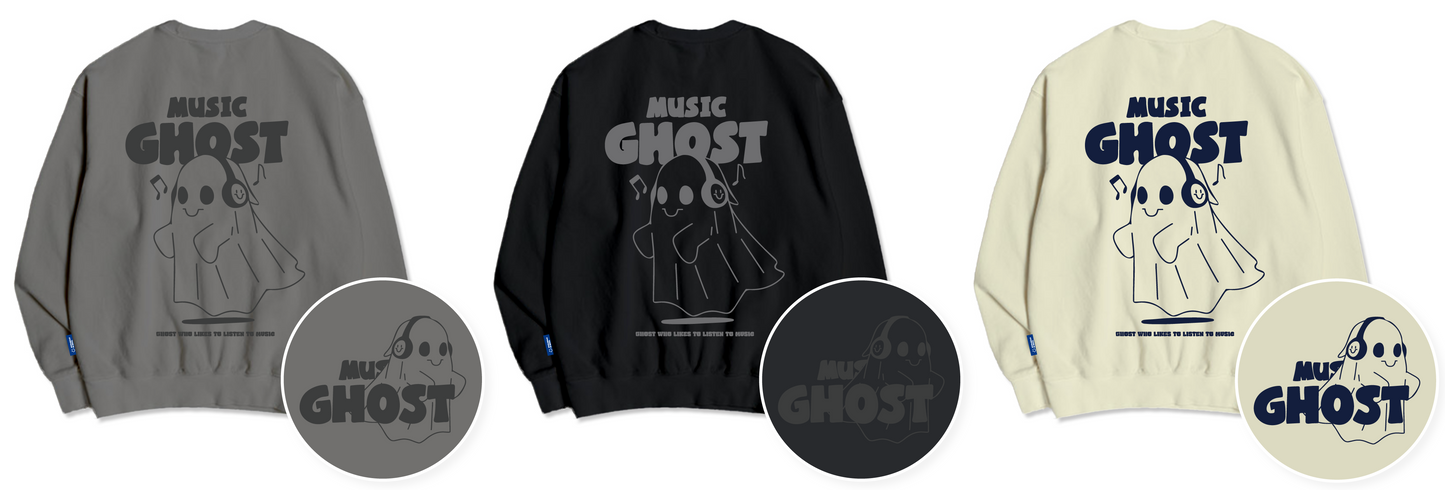 TSP-74 Music Ghost Fleece-lined Sweatshirt