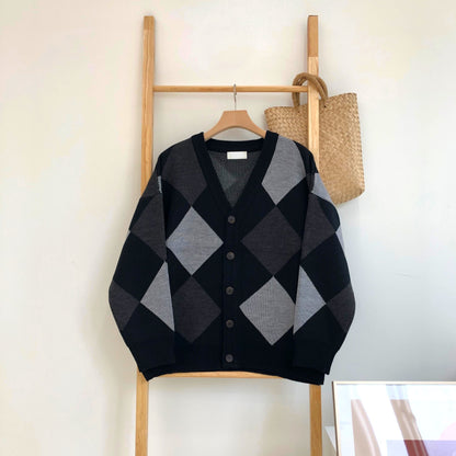 TSP-76 Diamond Knit Cardigan