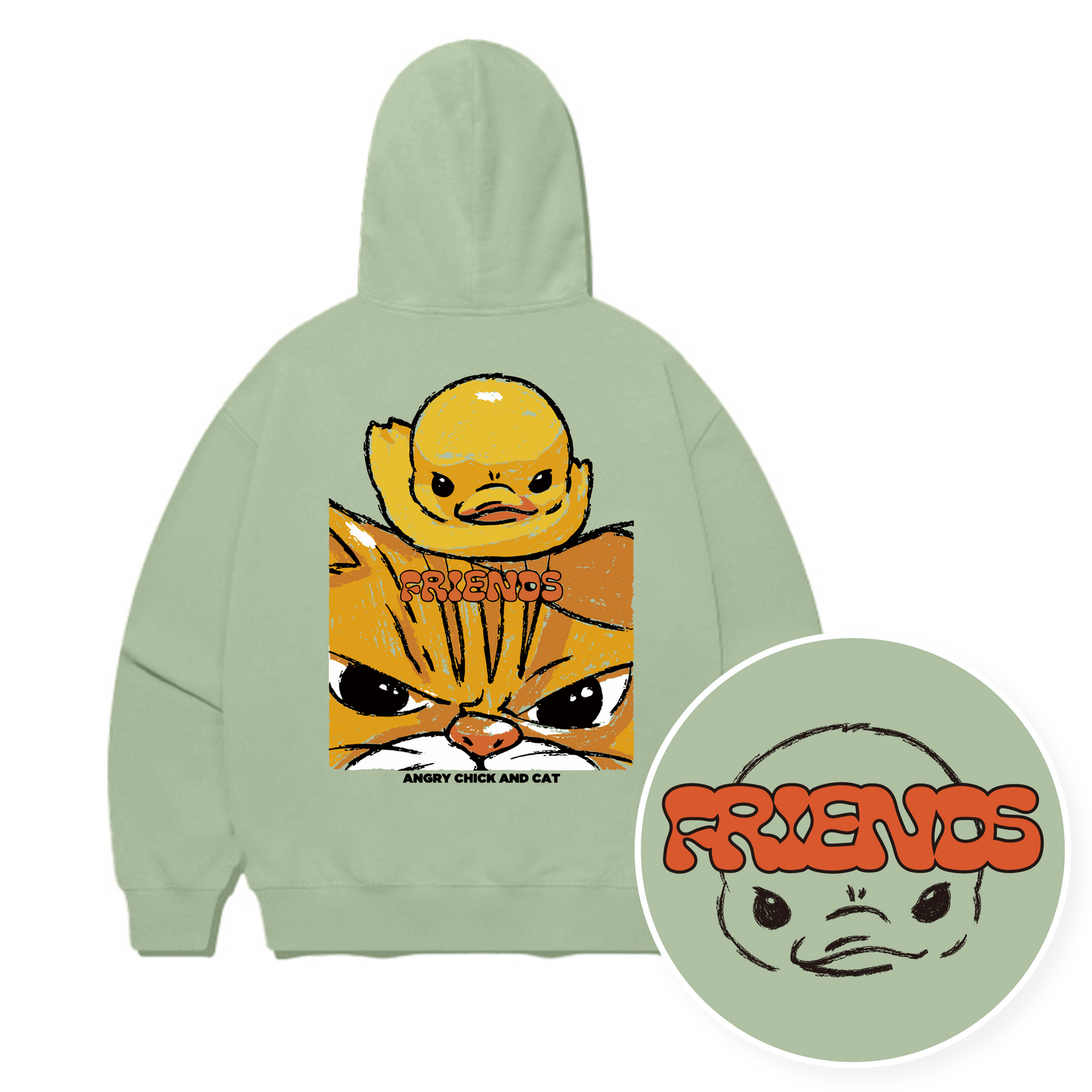 TSP - 92 Friends Kitty Duck Hoodie