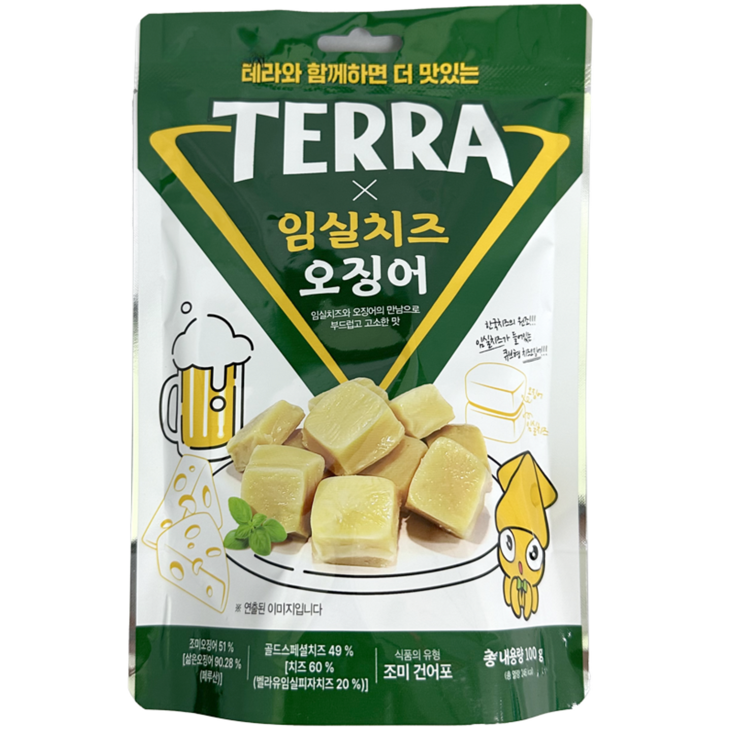 [테라] 임실치즈 오징어100g