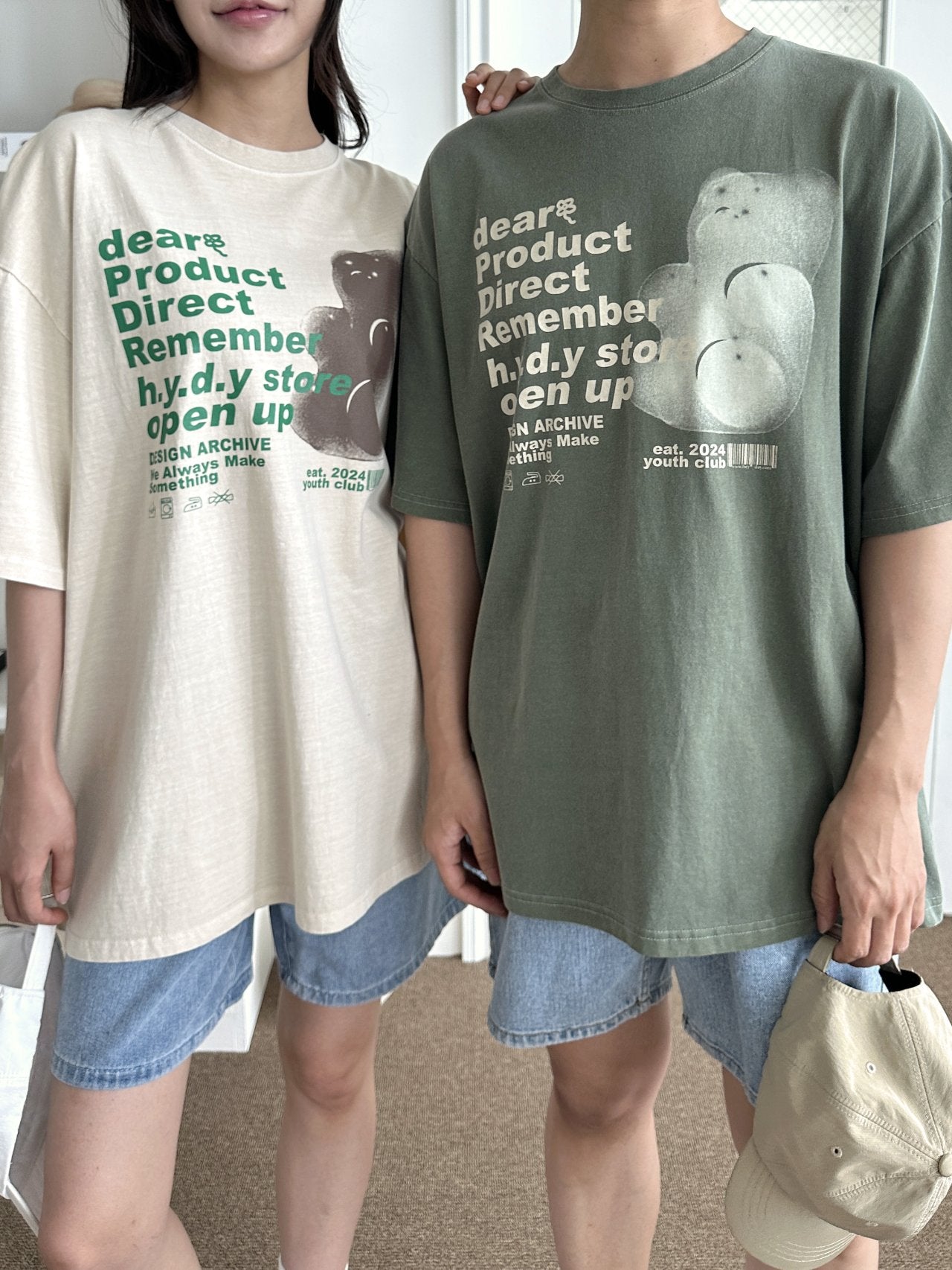 [Pre-Order] TSP - 14 Pigment Jelly Bear Couple Short Sleeve T-shirt